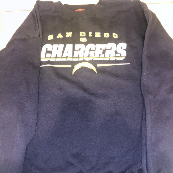 90s NFL San Diego Chargers Crewneck Sweat shirt - Picture 2 of 3